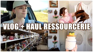 VLOG RESSOURCERIE + HAUL DE MES TROUVAILLES DE SECONDE MAIN | JUSTINE DUERRE