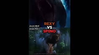 Rexy (JW) vs Spinosaurus (JP3) #jurassicworld #jurassicpark3 #edit #shorts