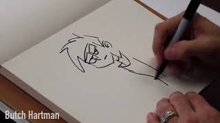 ‘Cantina Theme' played by drawing a cartoon... Danny Phantom!