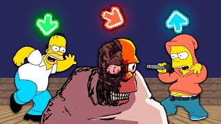 FNF Character Test | Gameplay vs Playground | Homer VS Bart | FNF Mods