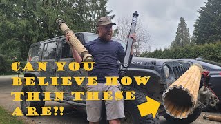 WHY DO YOU NEED NEW DRIVESHAFTS? Jeep Wrangler JK Comparison And Adam's 1310 Driveshaft Install