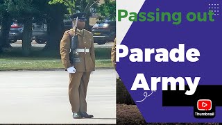 Passing out parade, ( Army).