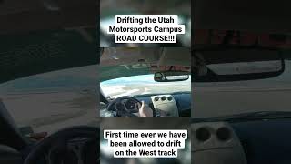 Drifting Utah Motorsports Campus West Track! In My 350Z #drift #jdm #cars #nissan #350z