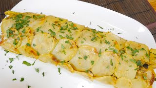 Картофельный РУЛЕТ с курицей и грибами