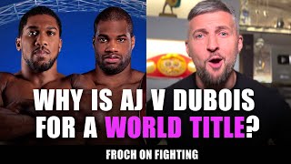 "Joshua v Dubois SHOULD NOT be for a world title!" Carl Froch slams IBF and discusses viral video