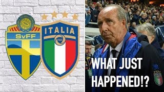 Sweden v Italy finishes 1-0 || 'What just happened' LIVE from Stockholm!