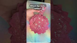 Which card fan looks better? #viral_video #playingcards #easycardtricks #satisfying