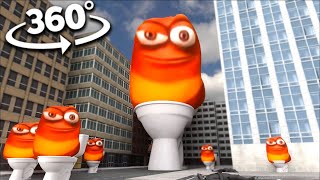 360º VR Skibidi Toilet Oi Oi Oi Red Larva 3