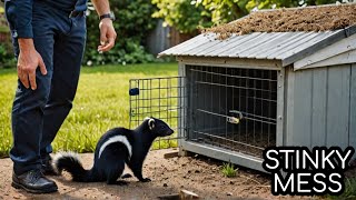 Skunk Eviction - A Stinky Situation!