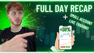 Full Day Recap Of A $QQQ Fair Value Gap Trade & A Live Recording!