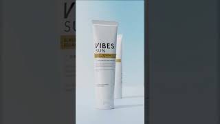 VIBES SUN SCREEN, La pantalla solar que no solo protege sino que TRANSFORMA TU PIEL #shorts