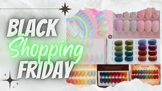 Shop With Me! Black Friday Edition 2023-Korean Gels, Rubber Bases, Stamping, & More