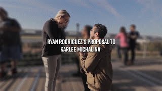 Ryan Rodriguez's Proposal to Karlee Michalina. By Micah van Praag