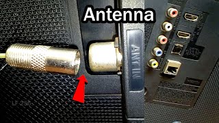 Coax Cable Wire to Tv Antenna Connector Adapter