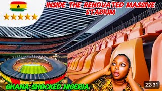 GHANA’S NEW WORLD CLASS STADIUM SET THE WORLD ON F!RE AFTER NIGERIANS MOCKED THEM GHANA IS AT WORK