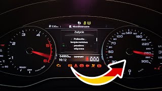 Audi Q5 (FY) needle sweep activation