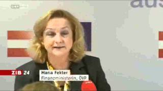 Maria Fekter Reloaded - without von delay!