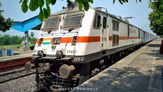 HWH Wap-7 Presents 02332 Himgiri SF Special going furiously||JAT-HWH||ER