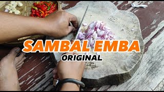 Proses Tip Cara Buat ❗SAMBAL EMBA ❗  Maknyus Bergonjos Resep Khas Bali