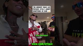 The moment Swae Lee presses Vitaly about something he said 🤯  #funny #vitaly #vitalyzdtv #swaelee