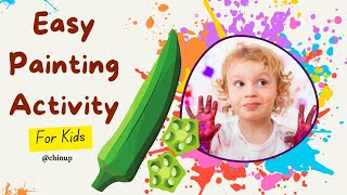 🎨Painting activity for kids // motor skills in children // removes fear and stress in kids 🧑‍🎨