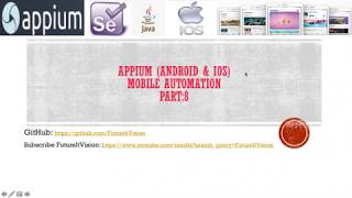 Appium Mobile Automation Part:8