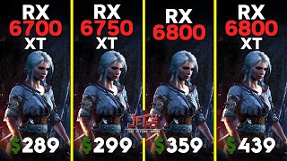 RX 6700 XT vs RX 6750 XT vs RX 6800 vs RX 6800 XT | Ryzen 5 7600 | Tested in 15 games