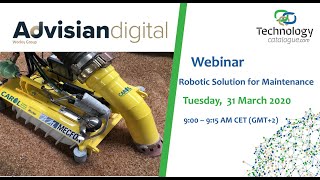 Webinar | Robotic Solution for Maintenance