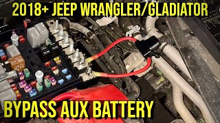 2018+ Jeep Wrangler/Gladiator 3.6L Aux Battery Jumper by Speedflate