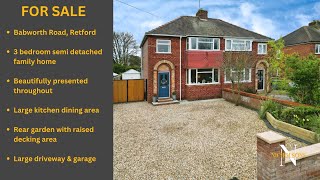 For Sale! 49 Babworth Road, Retford