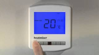 Resetting your Heatmiser Slimline Thermostat