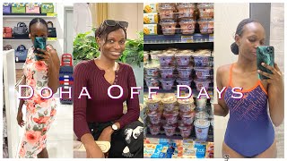 Groceries cost in doha ||Slow Day || Swimming