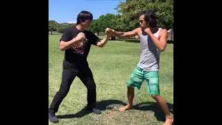 Short reel tutorials for Wing Chun (Wooden Dummy set 3 Applications) via Sifu Nate