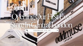 Come with us to the Opening of our Flagship Store in London!! | Odd Muse Vlog