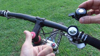 Bike Bell with Hidden Apple AirTag Pocket - Install/Review