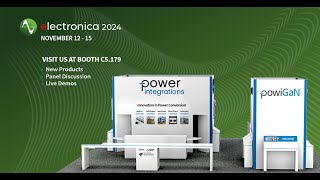 See 1700 V PowiGaN at Electronica - Booth C5-179