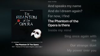 The Phantom Of The Opera (Lyrics)