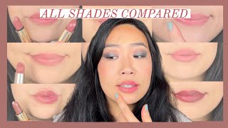 Lisa Eldridge Swatch and Compare Part 3- Nudes and Browns