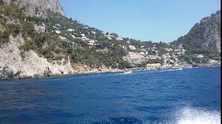 Capri from the water