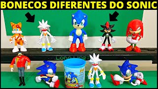 Todos Bonecos Sonic Generations-Tails,Shadow The Hedgehog ,Silver,Knuckles The Echidna,Doutor Eggman