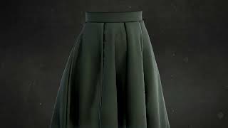 Riding skirt (1907) - a digital reconstruction