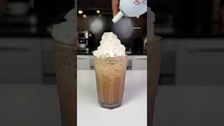 I stopped going to starbucks! Now I make drinks at home!Java chip frappe #shorts #shortsrecipes #fyp