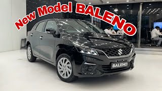 New Maruti Suzuki Baleno Zeta model 2024 || Baleno Black 🖤 colour Detailed Review||