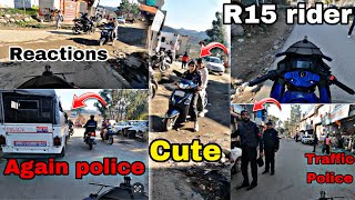 Aaj to traffic police aur local police dono na rok liya | @manjot483