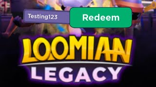 LOOMIAN LEGACY ALL 2024 CODES SO FAR!!