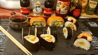 sushis maison سوشي سهل جربتو لأول مرة،المهم جا بنين😋