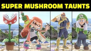 All Super Mushroom Animations in Super Smash Bros Ultimate