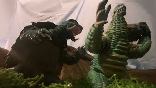 Gamera vs Red King Stop Motion