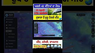 25 April Punjab weather forecast, Today punjab weather, Aj da mausam, Punjab weather latest