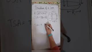 Frustum of a cone | Surface Area & Volume | Slant height #sakshisharma #ashortaday #class10 #yt